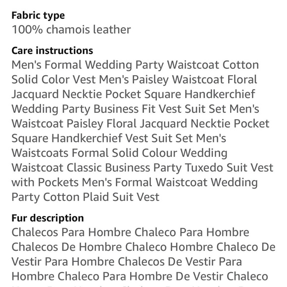 Black Button-Up Men’s Vest - Picture 5 of 5